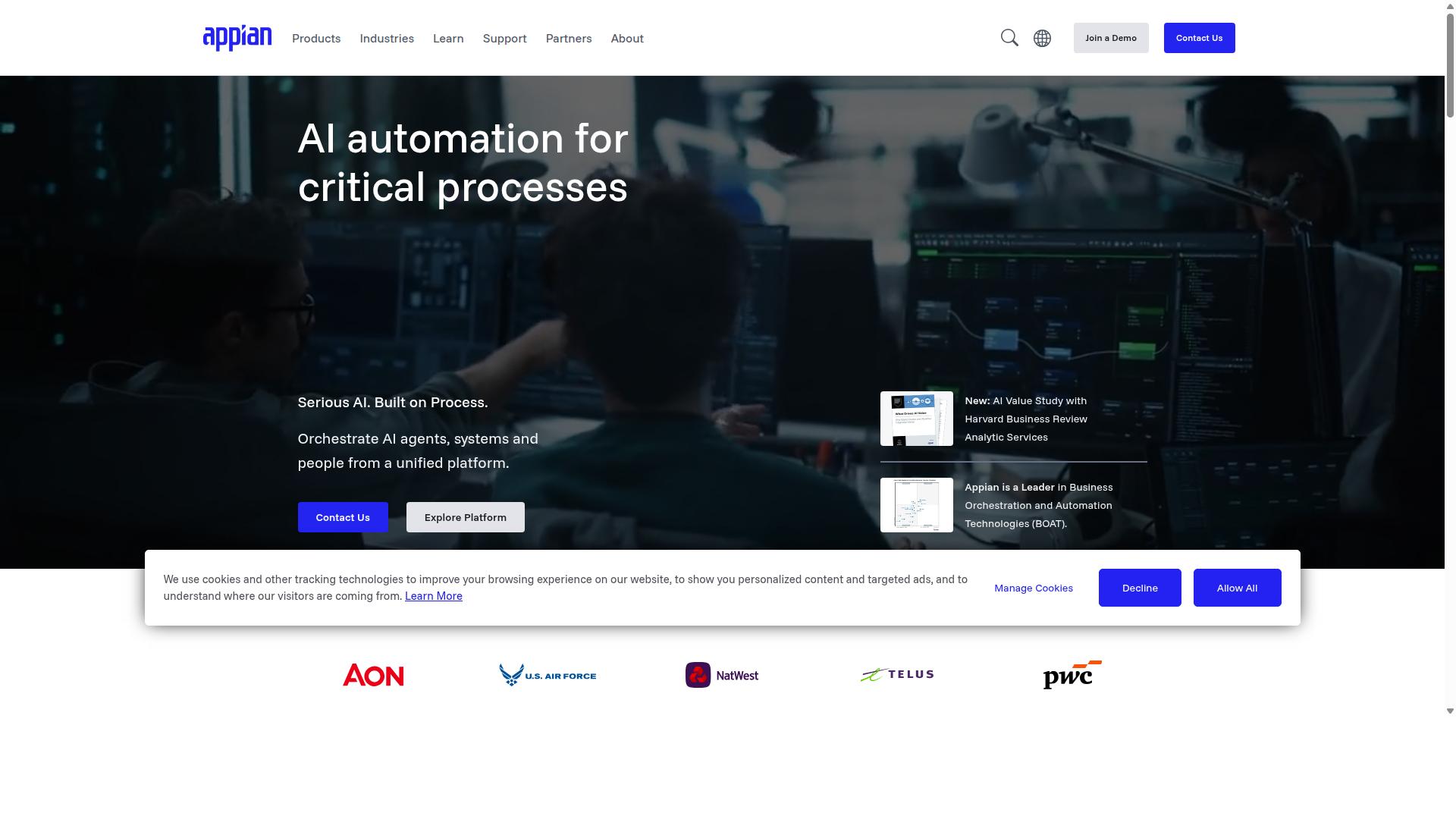 Appian website
